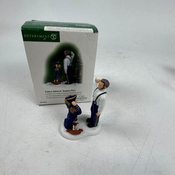 Department 56 Heritage Collection Dickens Village Future Admiral, Queen's Port - Picture 1 of 6